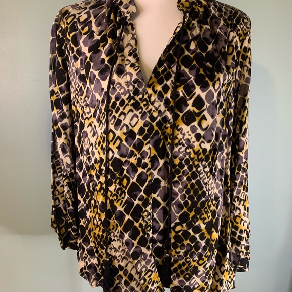 Patterned blouse - Picture 3 of 4